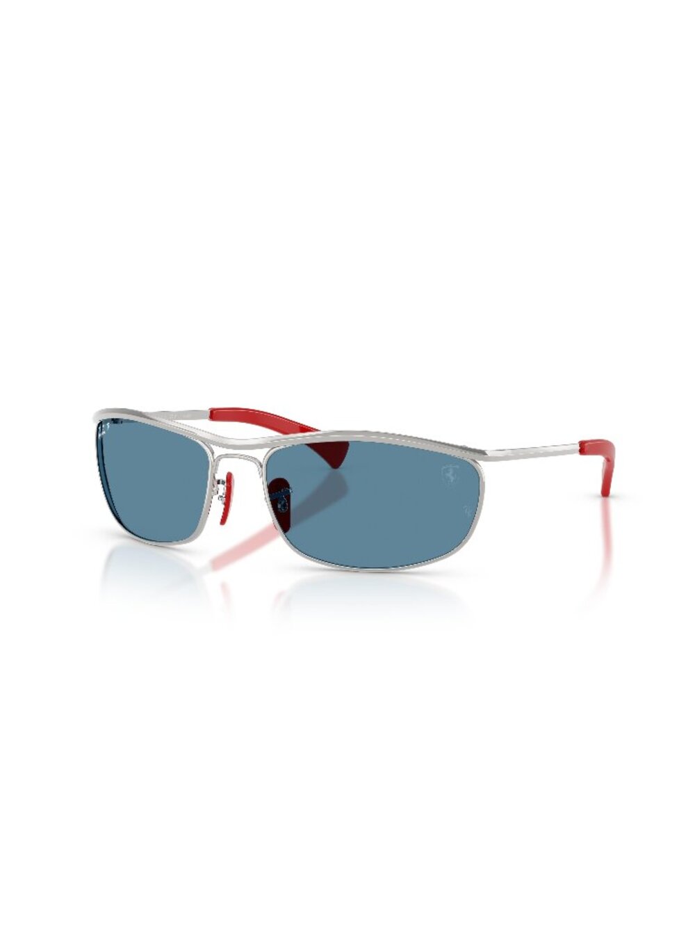 New Ray-Ban Unisex Sunglasses Silver Metal Frame Ray Ban RB3819M F007S2 62